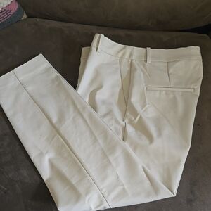 H&M Women's Cream Slacks - Sz 12